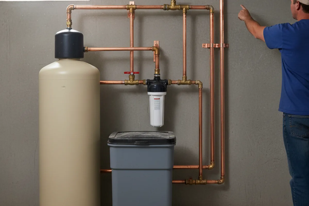 Whole-house water treatment system installed in Allen